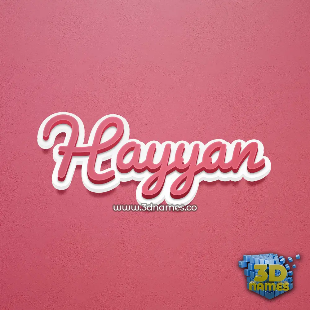hayyan in Red Scribble style - 3D name wallpaper hayyan in Red Scribble style - 3D name wallpaper
