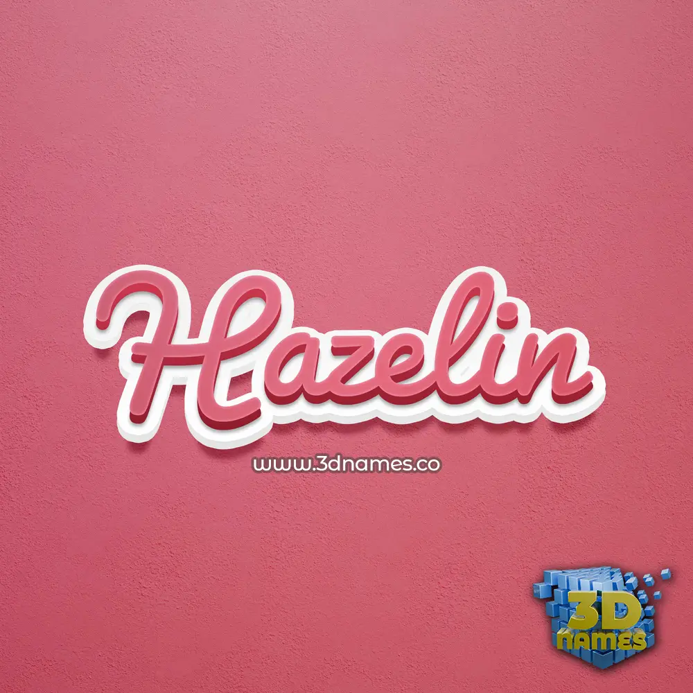 hazelin in Red Scribble style - 3D name wallpaper hazelin in Red Scribble style - 3D name wallpaper