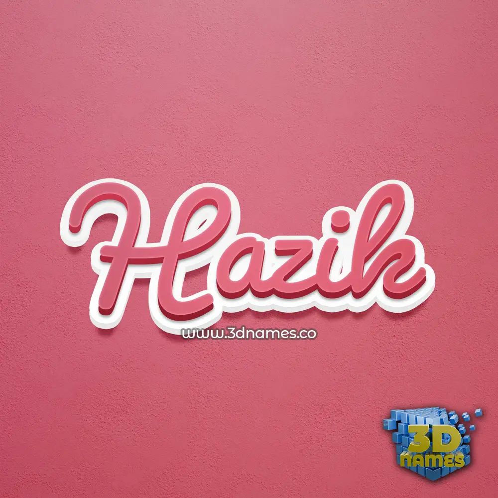 hazik in Red Scribble style - 3D name wallpaper hazik in Red Scribble style - 3D name wallpaper