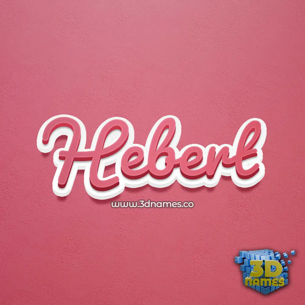 hebert in Red Scribble style - 3D name wallpaper hebert in Red Scribble style - 3D name wallpaper