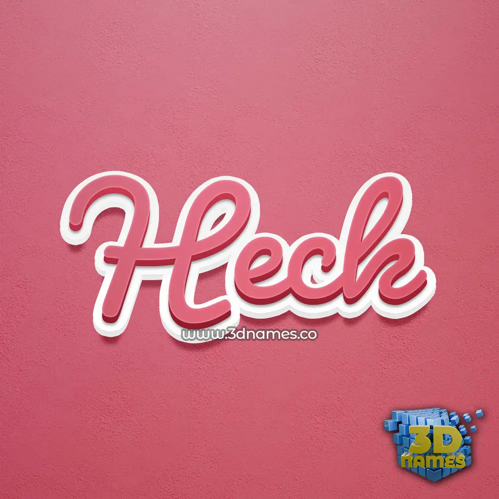 heck in Red Scribble style - 3D name wallpaper heck in Red Scribble style - 3D name wallpaper