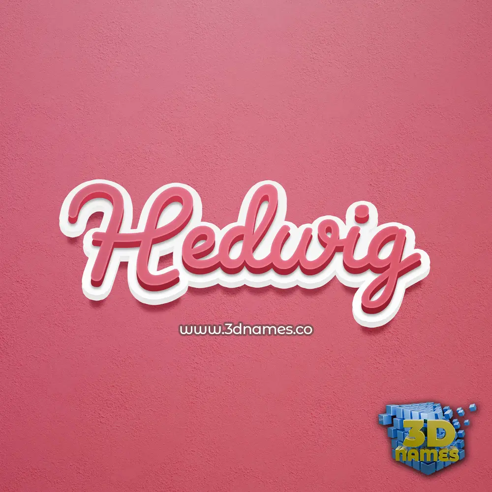 hedwig in Red Scribble style - 3D name wallpaper hedwig in Red Scribble style - 3D name wallpaper