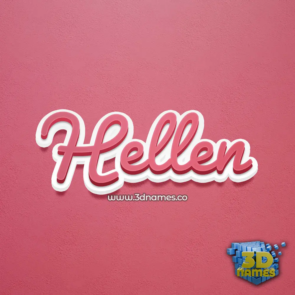 hellen in Red Scribble style - 3D name wallpaper hellen in Red Scribble style - 3D name wallpaper