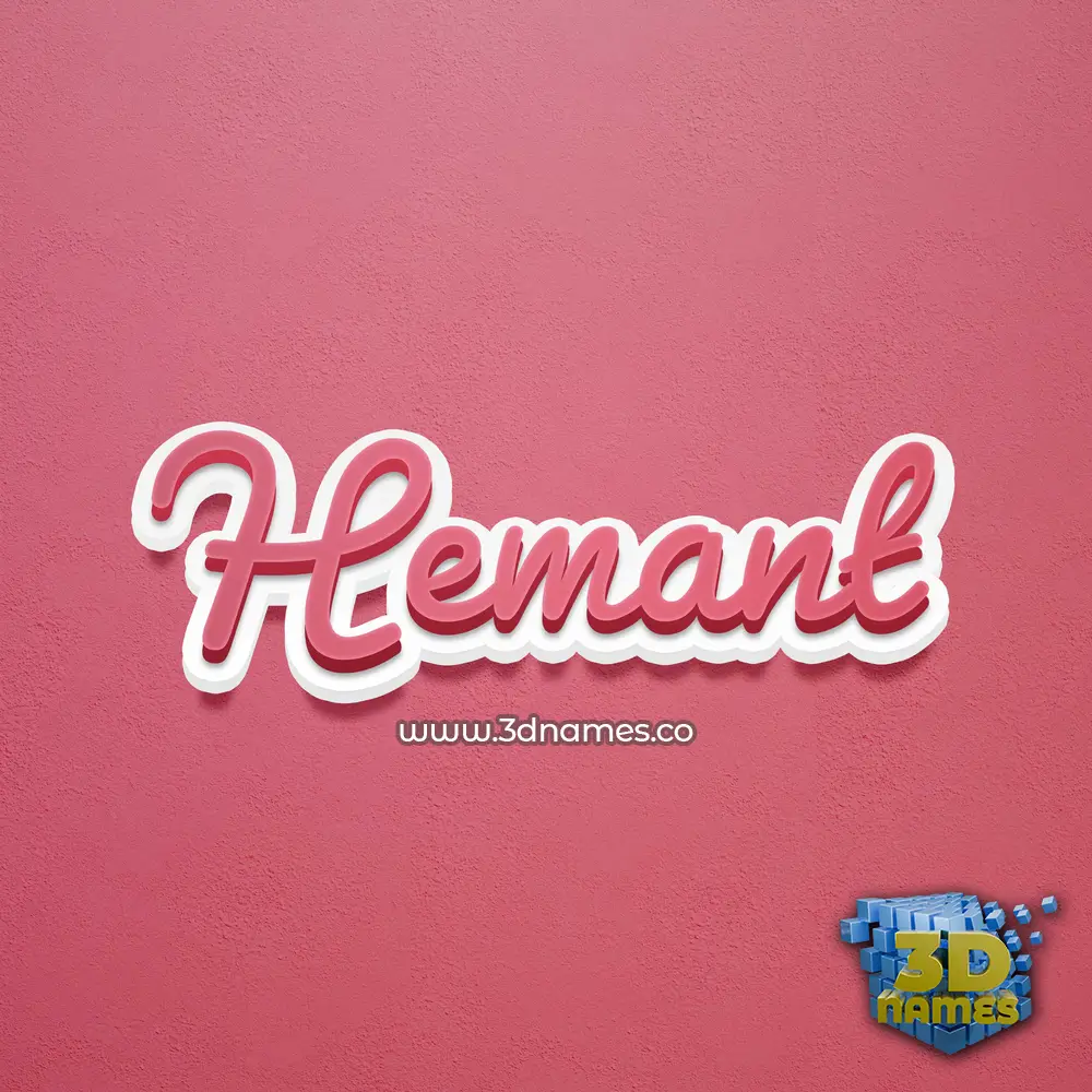 hemant in Red Scribble style - 3D name wallpaper hemant in Red Scribble style - 3D name wallpaper