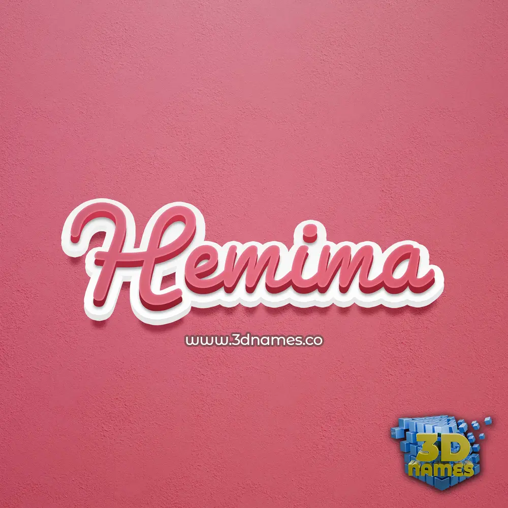 hemima in Red Scribble style - 3D name wallpaper hemima in Red Scribble style - 3D name wallpaper