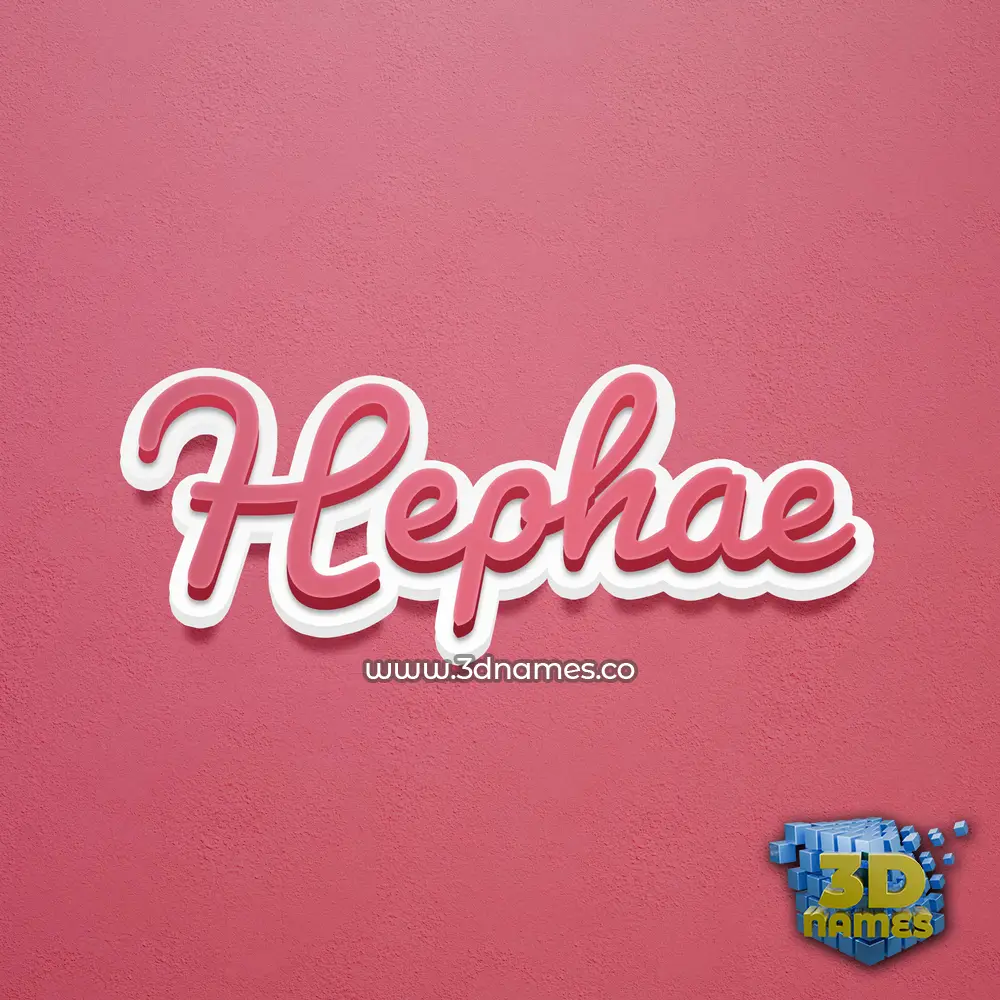 hephae in Red Scribble style - 3D name wallpaper hephae in Red Scribble style - 3D name wallpaper