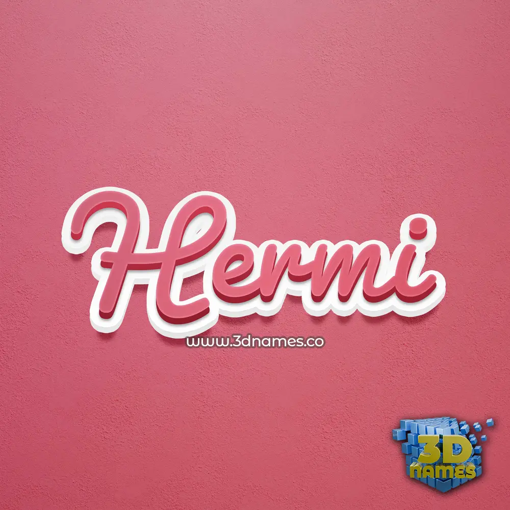 hermi in Red Scribble style - 3D name wallpaper hermi in Red Scribble style - 3D name wallpaper