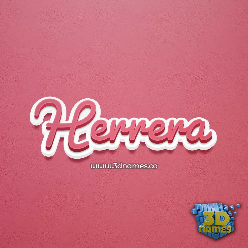 herrera in Red Scribble style - 3D name wallpaper herrera in Red Scribble style - 3D name wallpaper