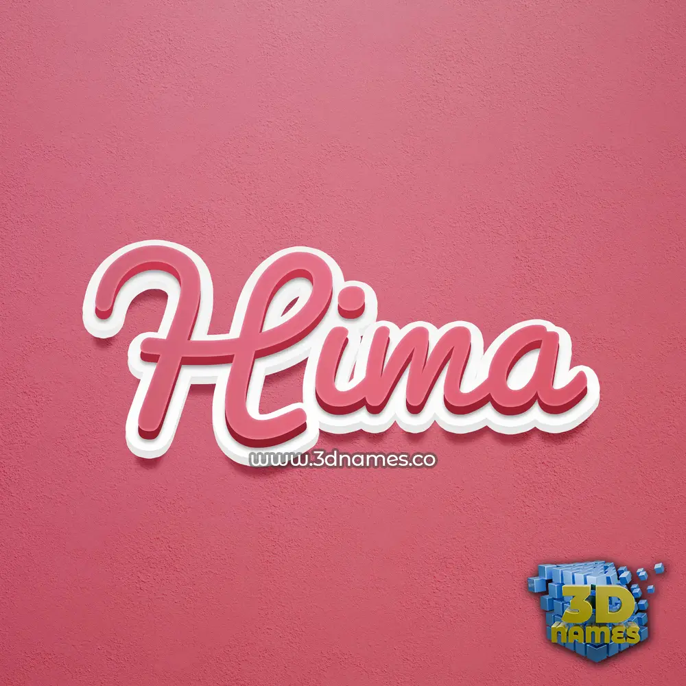 hima in Red Scribble style - 3D name wallpaper hima in Red Scribble style - 3D name wallpaper