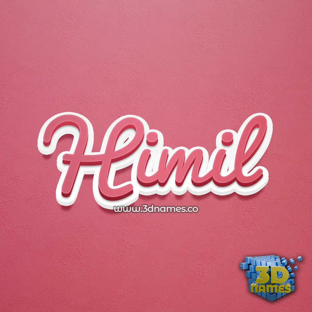 himil in Red Scribble style - 3D name wallpaper himil in Red Scribble style - 3D name wallpaper