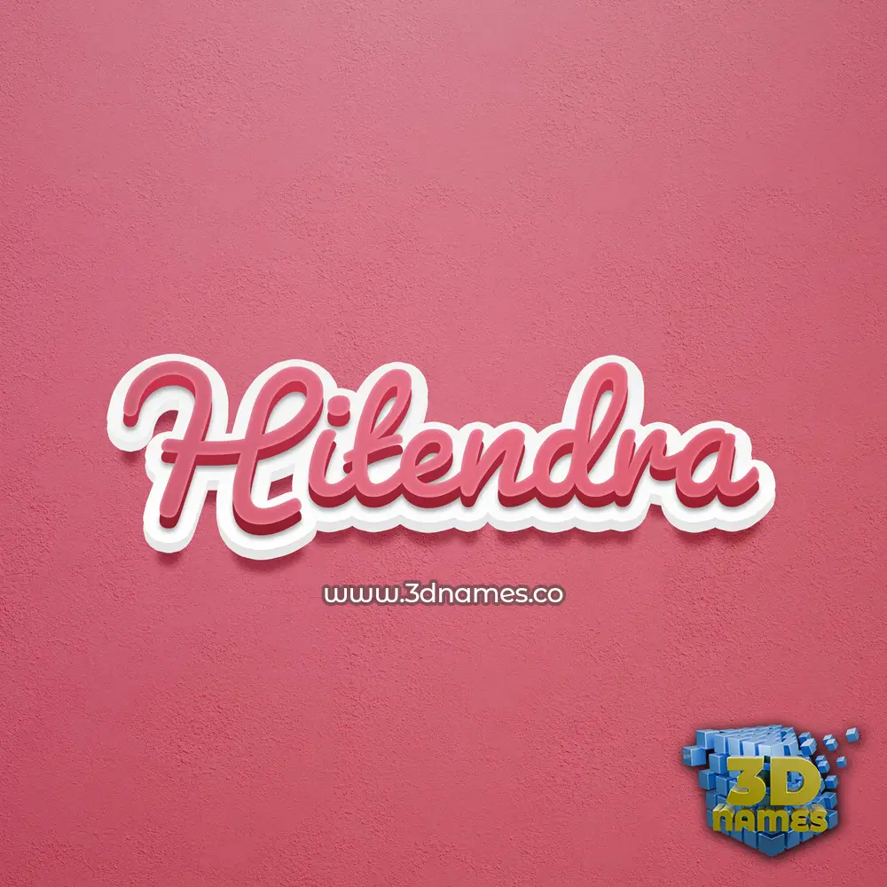 hitendra in Red Scribble style - 3D name wallpaper hitendra in Red Scribble style - 3D name wallpaper