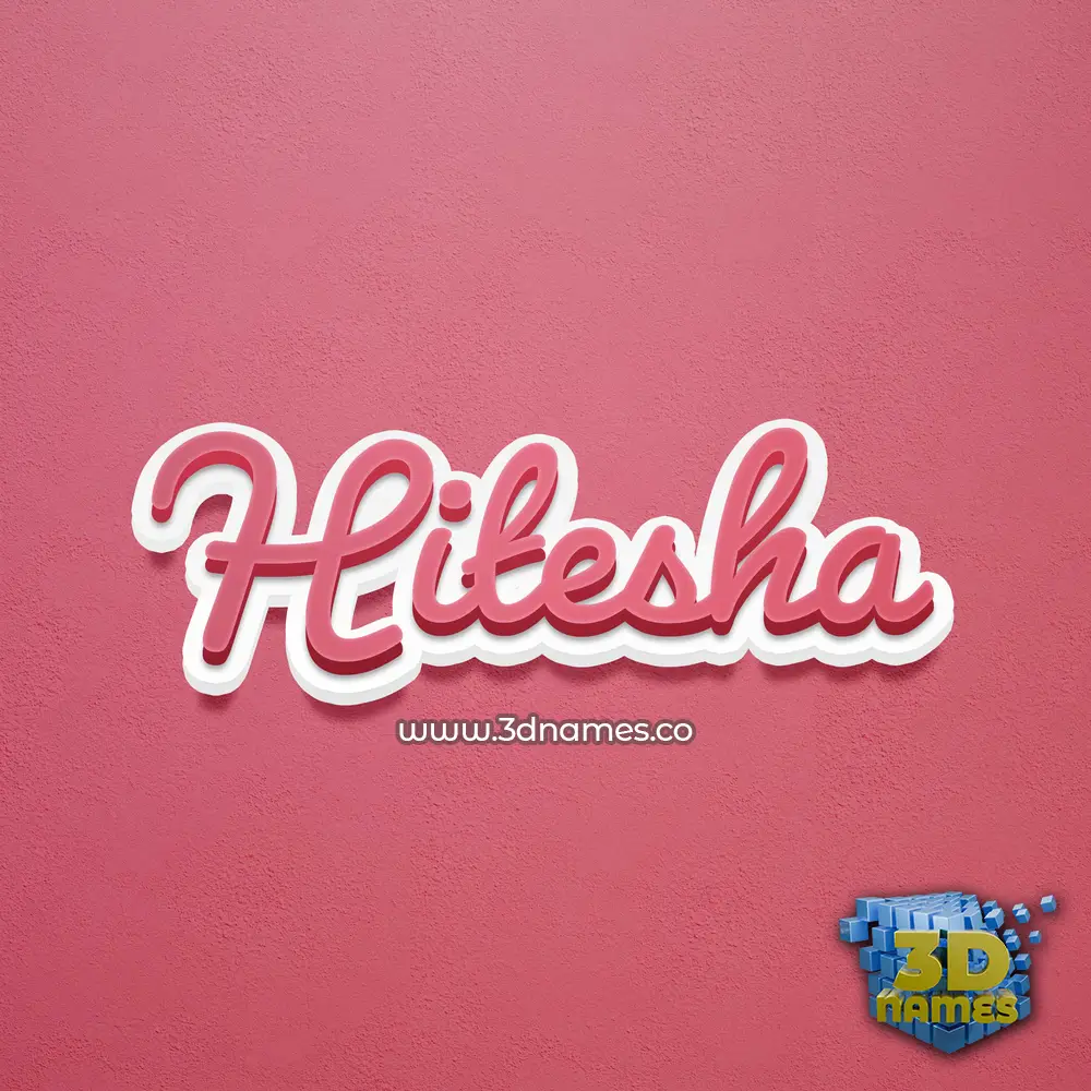 hitesha in Red Scribble style - 3D name wallpaper hitesha in Red Scribble style - 3D name wallpaper