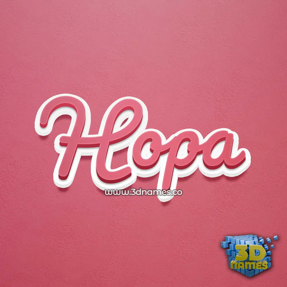 hopa in Red Scribble style - 3D name wallpaper hopa in Red Scribble style - 3D name wallpaper