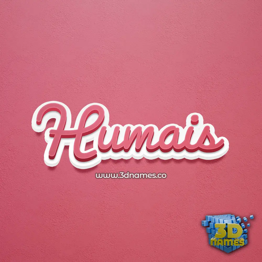 humais in Red Scribble style - 3D name wallpaper humais in Red Scribble style - 3D name wallpaper
