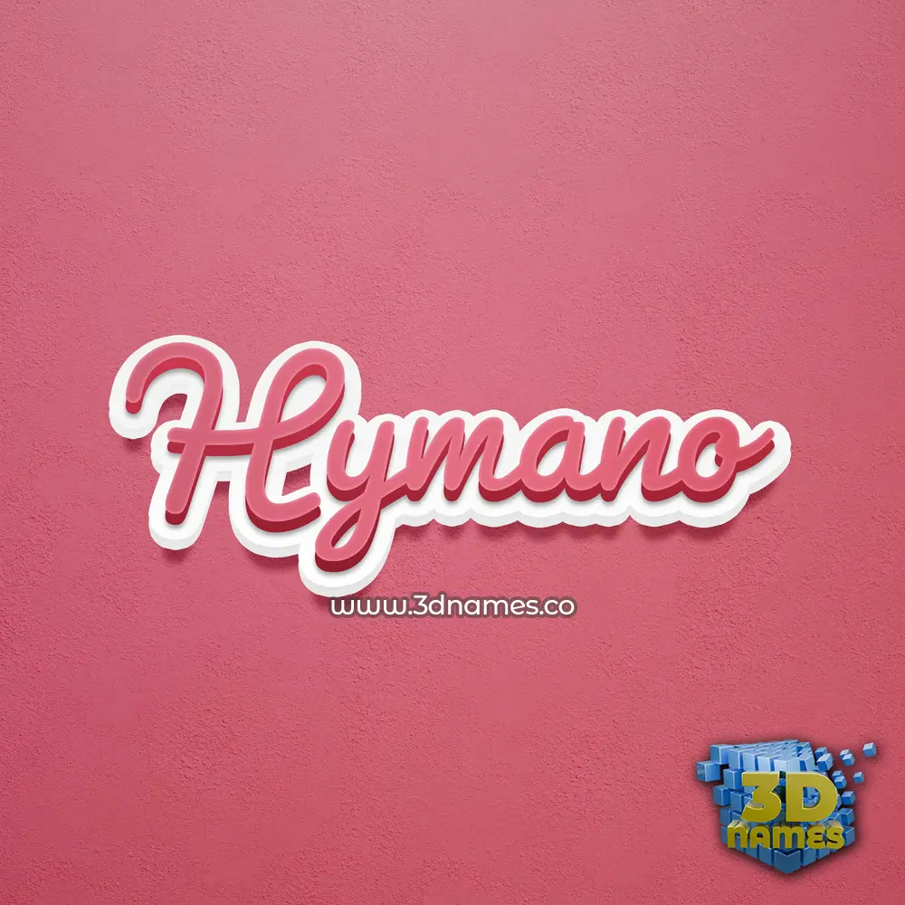 hymano in Red Scribble style - 3D name wallpaper hymano in Red Scribble style - 3D name wallpaper