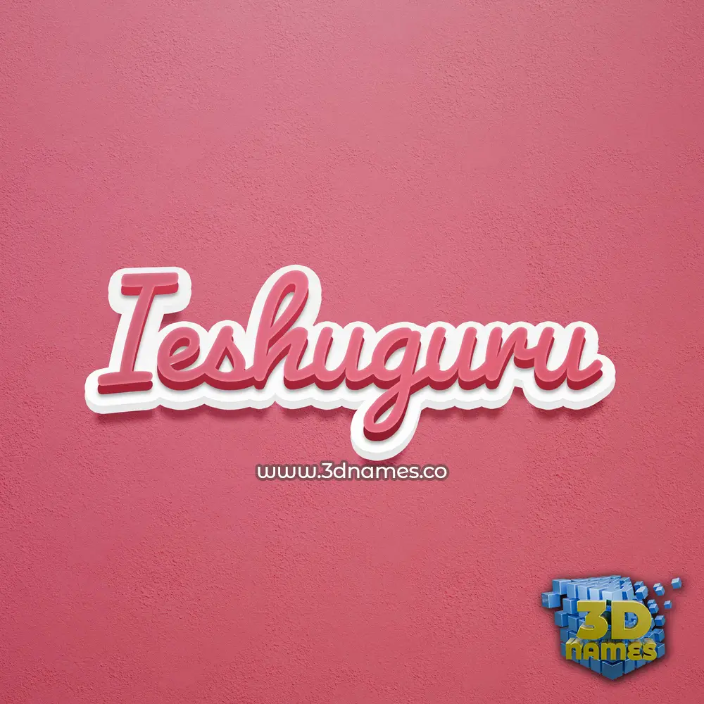 ieshuguru in Red Scribble style - 3D name wallpaper ieshuguru in Red Scribble style - 3D name wallpaper