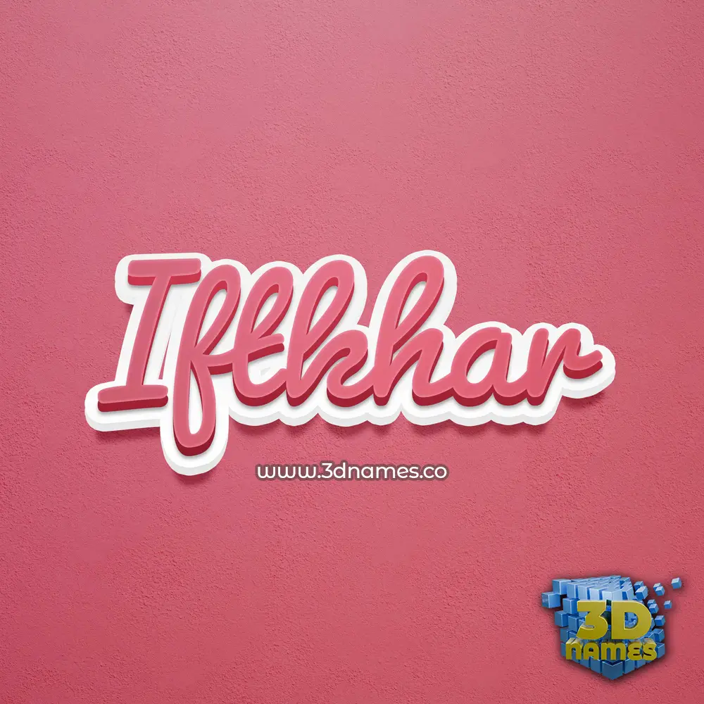 iftkhar in Red Scribble style - 3D name wallpaper iftkhar in Red Scribble style - 3D name wallpaper