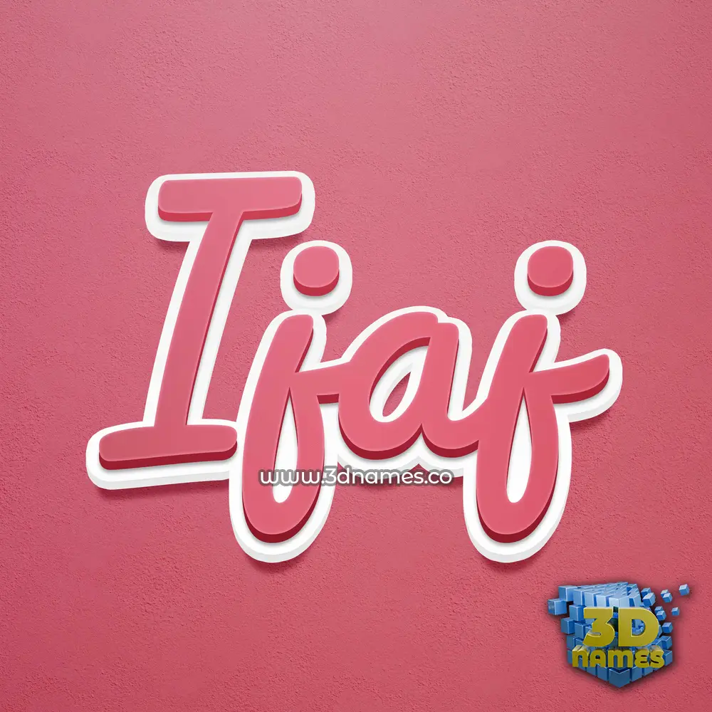 ijaj in Red Scribble style - 3D name wallpaper ijaj in Red Scribble style - 3D name wallpaper