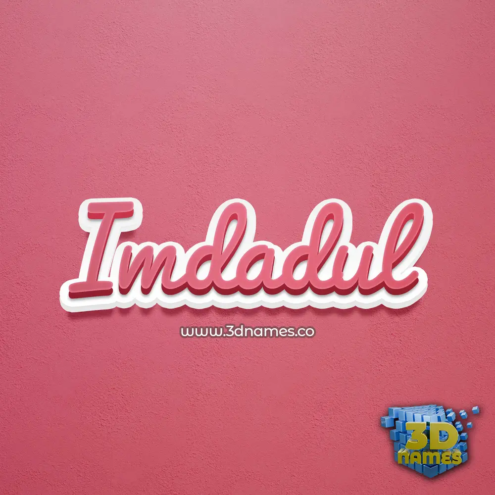 imdadul in Red Scribble style - 3D name wallpaper imdadul in Red Scribble style - 3D name wallpaper