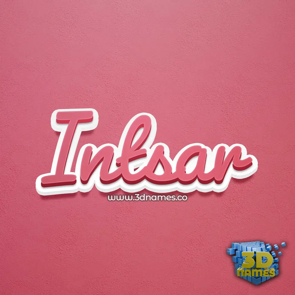 intsar in Red Scribble style - 3D name wallpaper intsar in Red Scribble style - 3D name wallpaper
