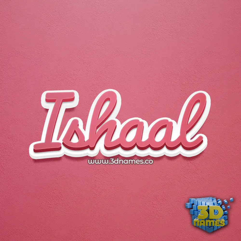 ishaal in Red Scribble style - 3D name wallpaper ishaal in Red Scribble style - 3D name wallpaper