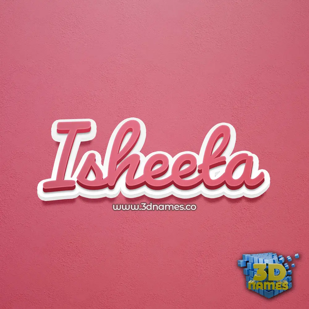 isheeta in Red Scribble style - 3D name wallpaper isheeta in Red Scribble style - 3D name wallpaper