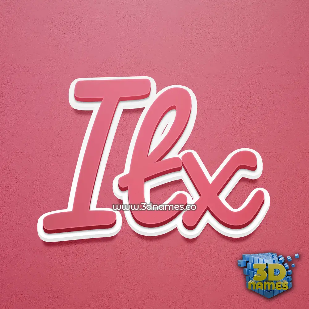 itx in Red Scribble style - 3D name wallpaper itx in Red Scribble style - 3D name wallpaper