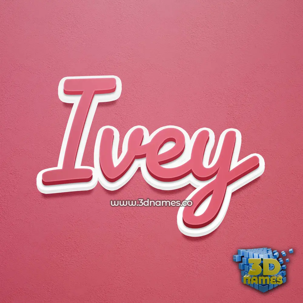 ivey in Red Scribble style - 3D name wallpaper ivey in Red Scribble style - 3D name wallpaper