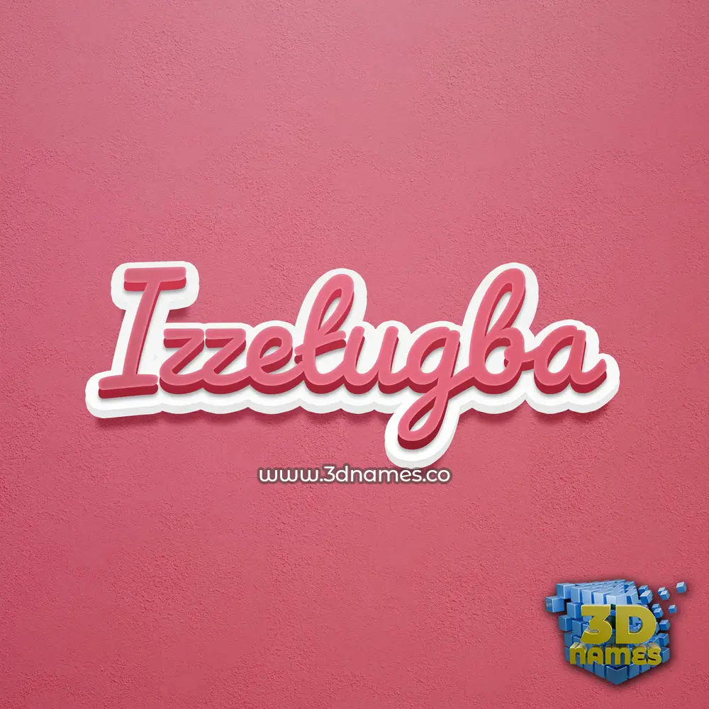 izzetugba in Red Scribble style - 3D name wallpaper izzetugba in Red Scribble style - 3D name wallpaper