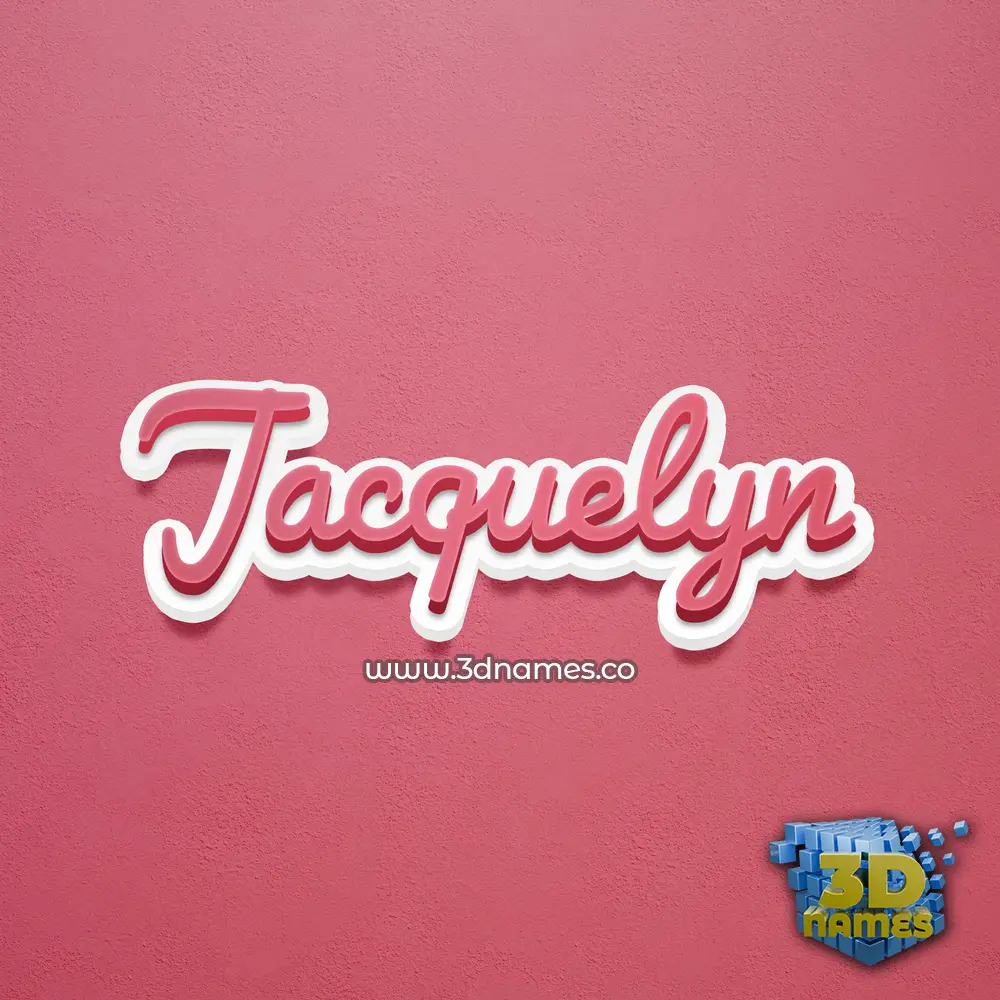 jacquelyn in Red Scribble style - 3D name wallpaper jacquelyn in Red Scribble style - 3D name wallpaper