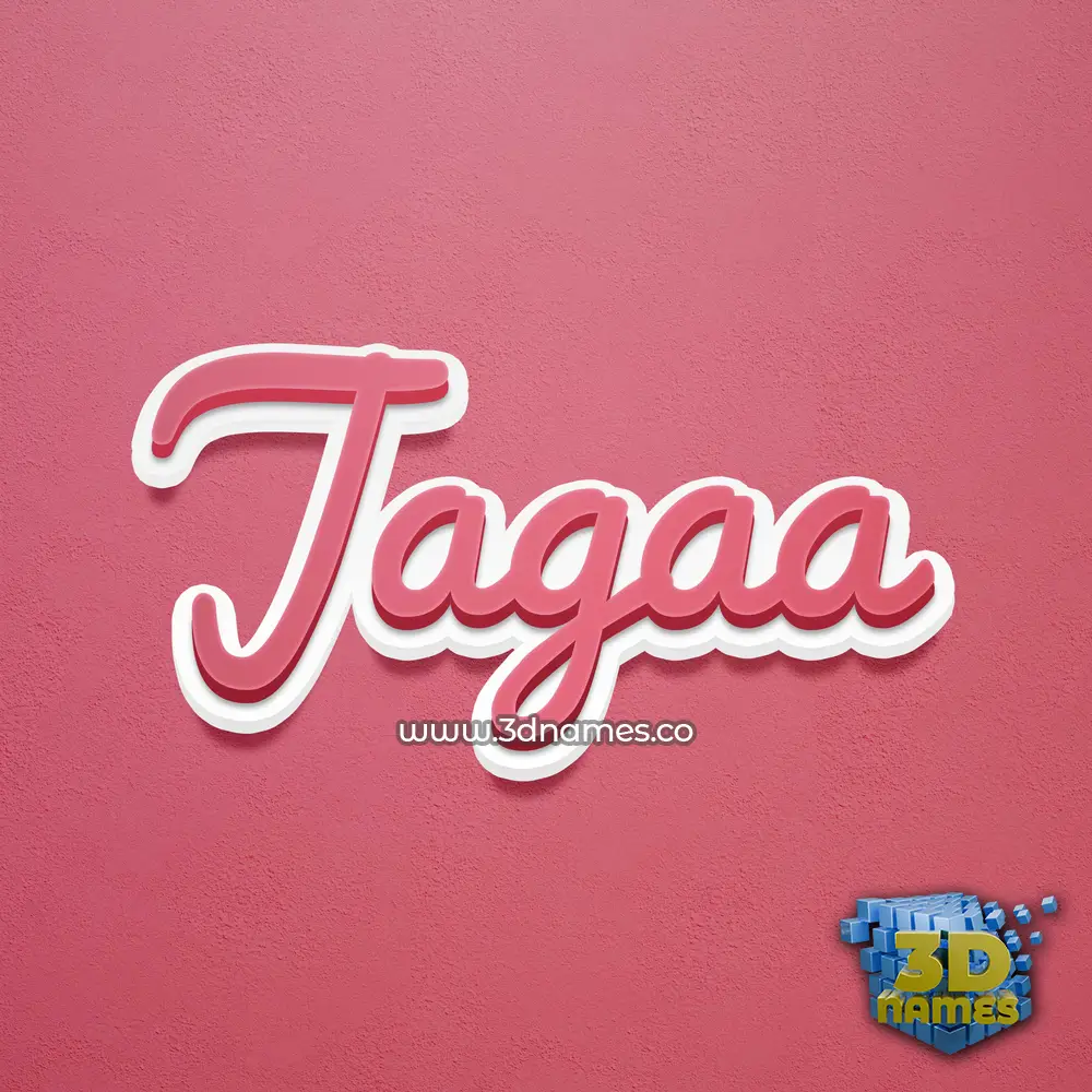 jagaa in Red Scribble style - 3D name wallpaper jagaa in Red Scribble style - 3D name wallpaper