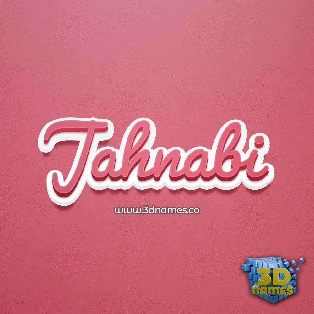 jahnabi in Red Scribble style - 3D name wallpaper jahnabi in Red Scribble style - 3D name wallpaper
