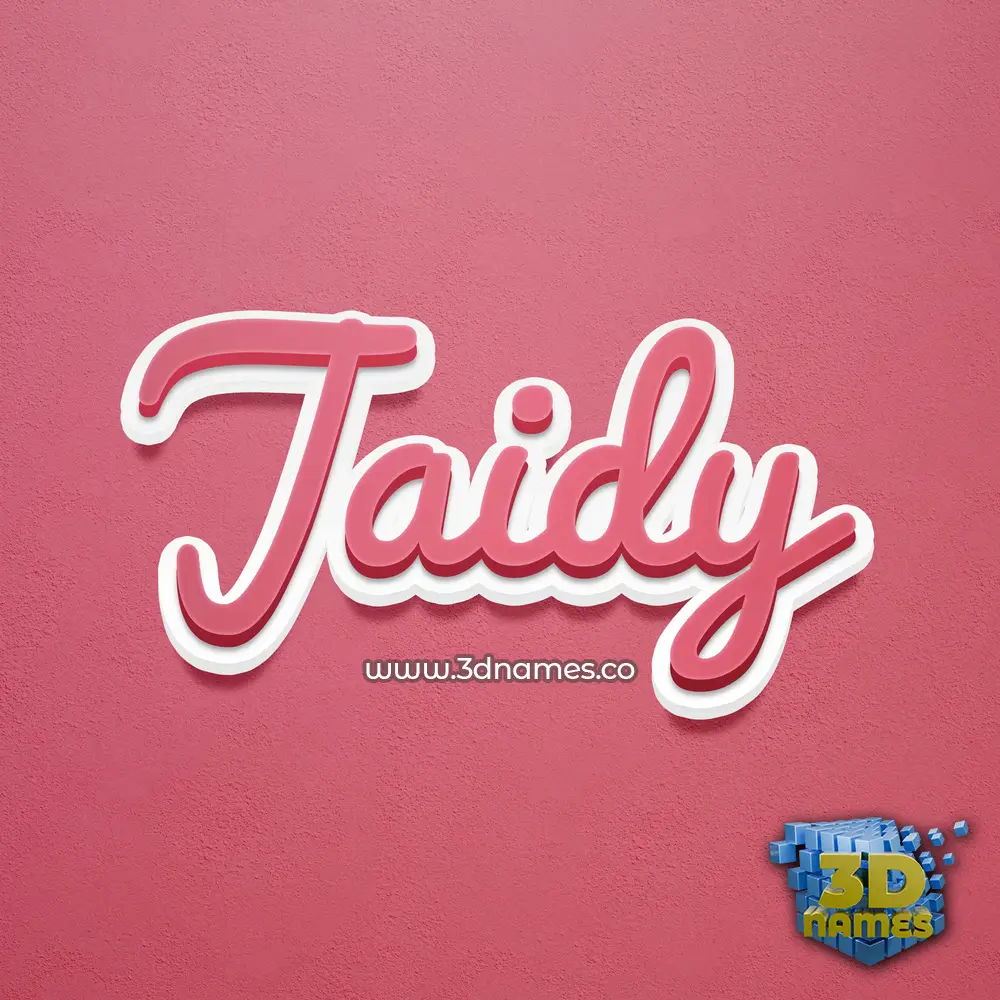 jaidy in Red Scribble style - 3D name wallpaper jaidy in Red Scribble style - 3D name wallpaper
