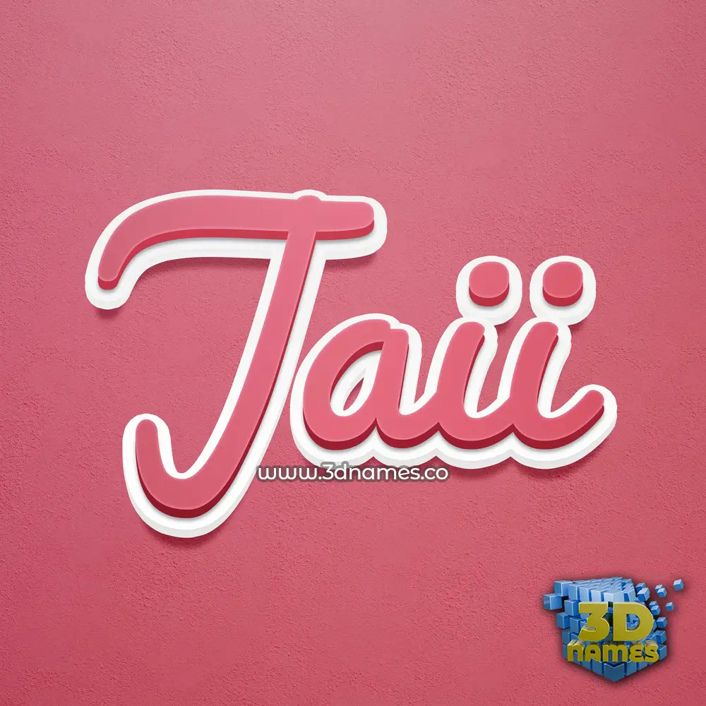 jaii in Red Scribble style - 3D name wallpaper jaii in Red Scribble style - 3D name wallpaper
