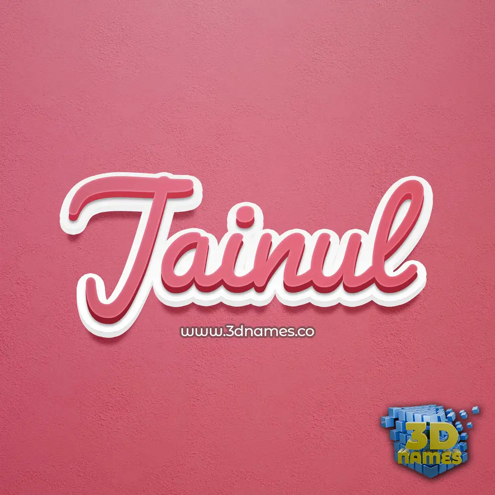 jainul in Red Scribble style - 3D name wallpaper jainul in Red Scribble style - 3D name wallpaper