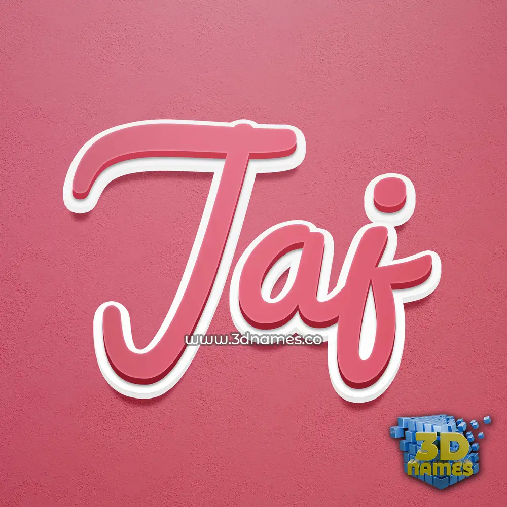 jaj in Red Scribble style - 3D name wallpaper