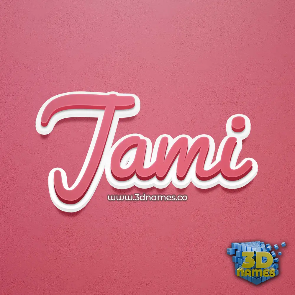 jami in Red Scribble style - 3D name wallpaper jami in Red Scribble style - 3D name wallpaper