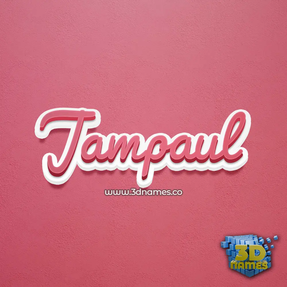 jampaul in Red Scribble style - 3D name wallpaper jampaul in Red Scribble style - 3D name wallpaper