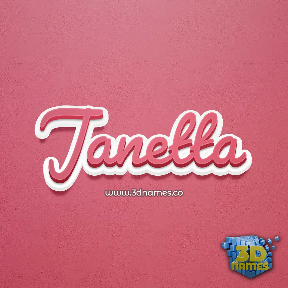 janetta in Red Scribble style - 3D name wallpaper janetta in Red Scribble style - 3D name wallpaper