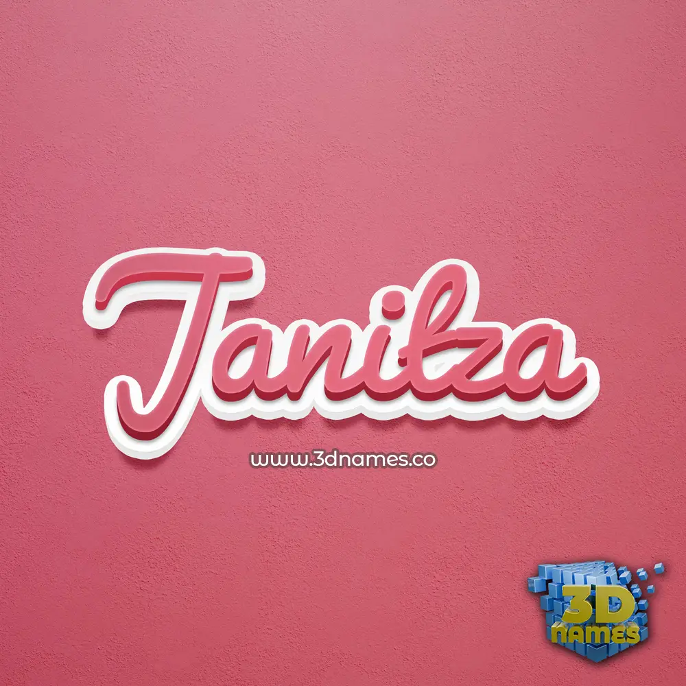 janitza in Red Scribble style - 3D name wallpaper janitza in Red Scribble style - 3D name wallpaper