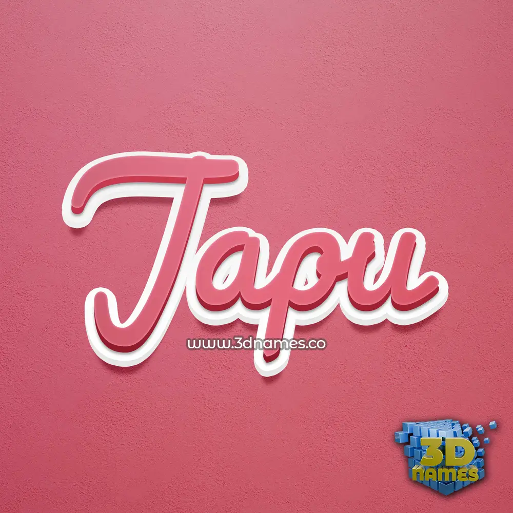 japu in Red Scribble style - 3D name wallpaper japu in Red Scribble style - 3D name wallpaper