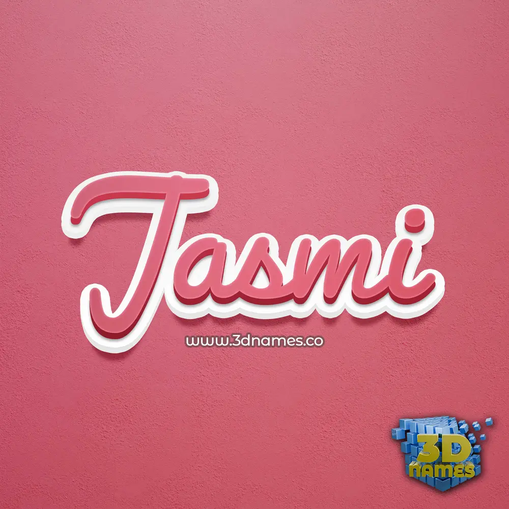 jasmi in Red Scribble style - 3D name wallpaper jasmi in Red Scribble style - 3D name wallpaper