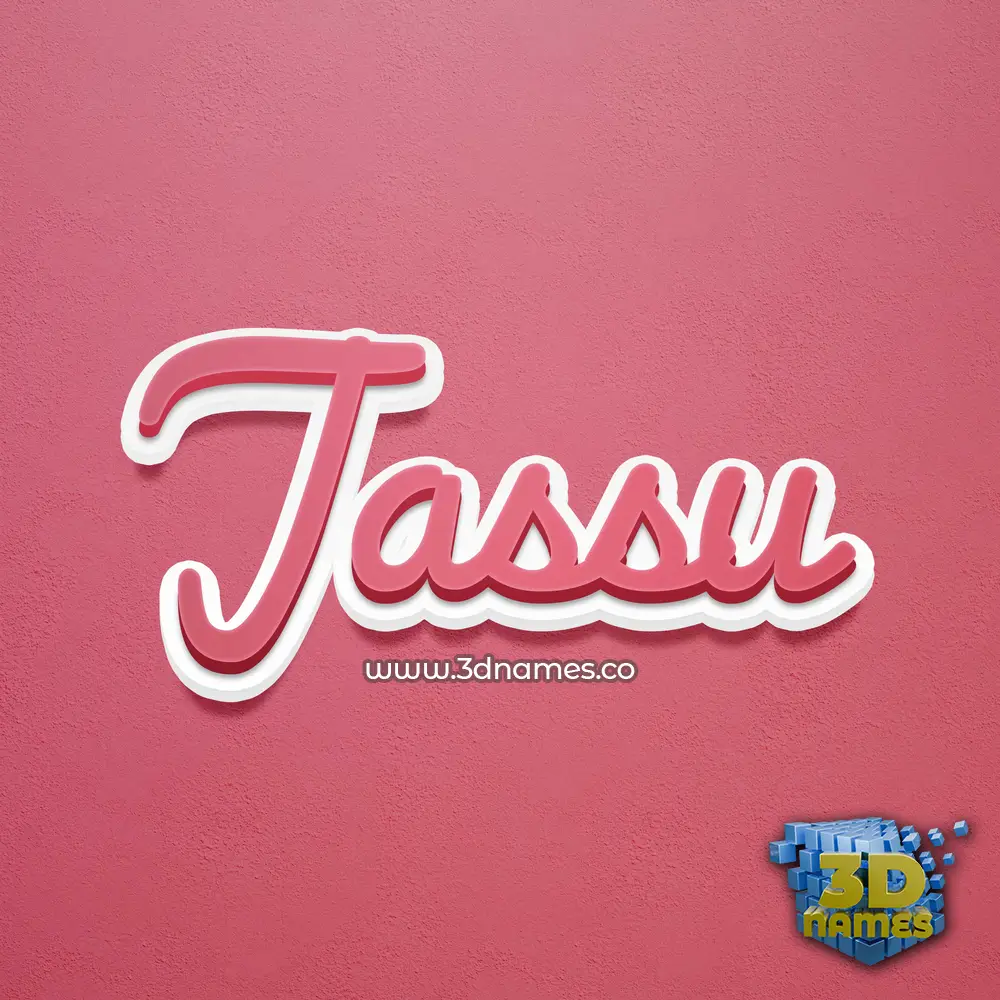 jassu in Red Scribble style - 3D name wallpaper jassu in Red Scribble style - 3D name wallpaper
