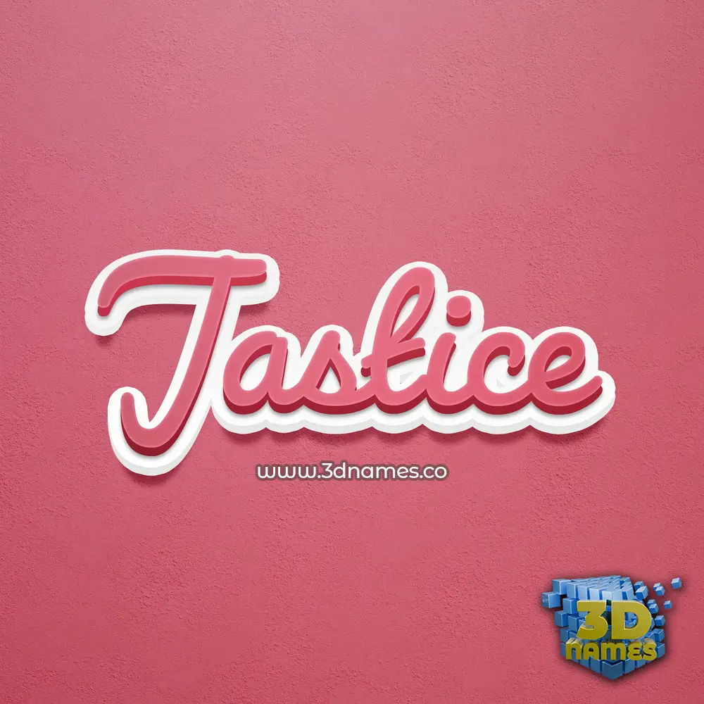 jastice in Red Scribble style - 3D name wallpaper jastice in Red Scribble style - 3D name wallpaper