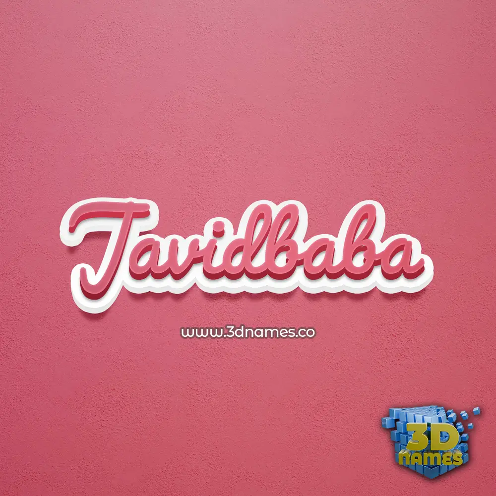 javidbaba in Red Scribble style - 3D name wallpaper javidbaba in Red Scribble style - 3D name wallpaper