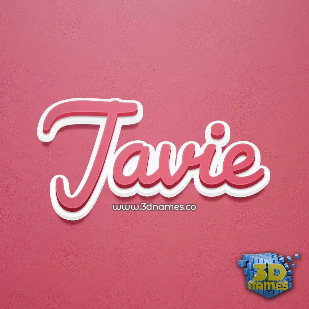 javie in Red Scribble style - 3D name wallpaper javie in Red Scribble style - 3D name wallpaper