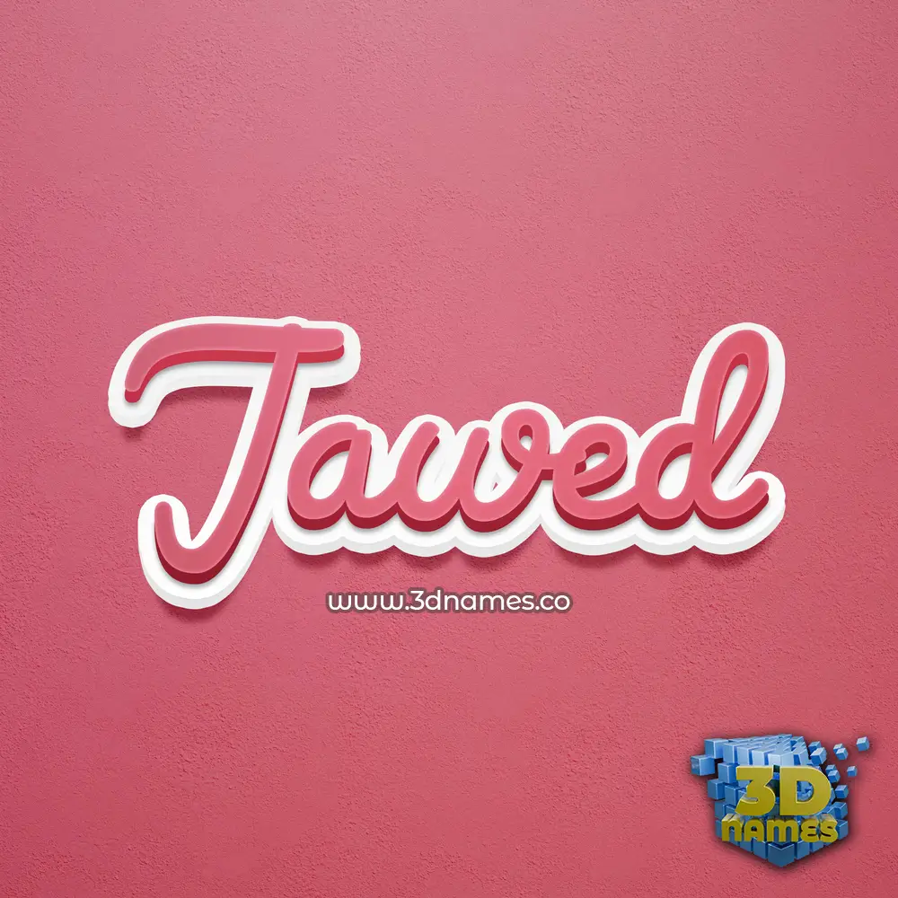 jawed in Red Scribble style - 3D name wallpaper jawed in Red Scribble style - 3D name wallpaper