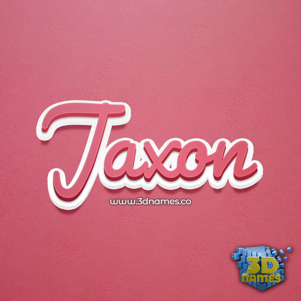 jaxon in Red Scribble style - 3D name wallpaper jaxon in Red Scribble style - 3D name wallpaper