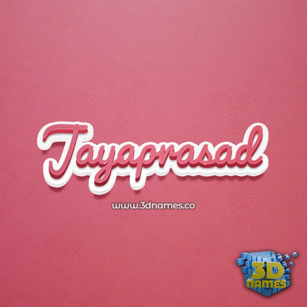 jayaprasad in Red Scribble style - 3D name wallpaper jayaprasad in Red Scribble style - 3D name wallpaper