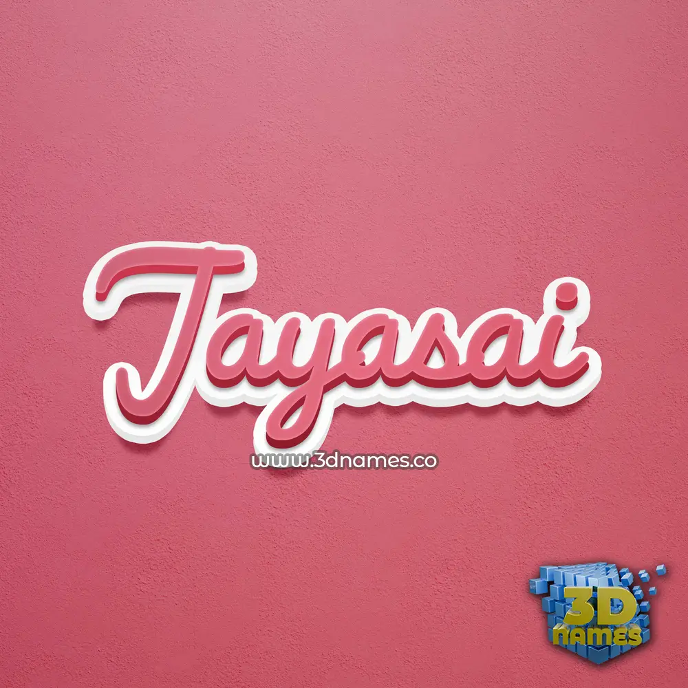 jayasai in Red Scribble style - 3D name wallpaper jayasai in Red Scribble style - 3D name wallpaper
